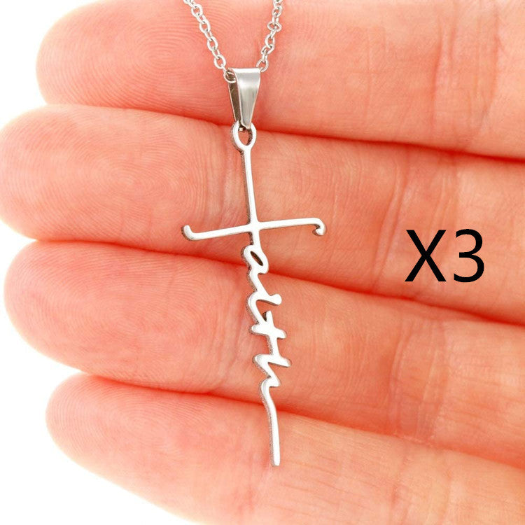 Faith Cross Necklace