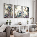 Framed Wall Art for Living Room – Set of 3 Prints