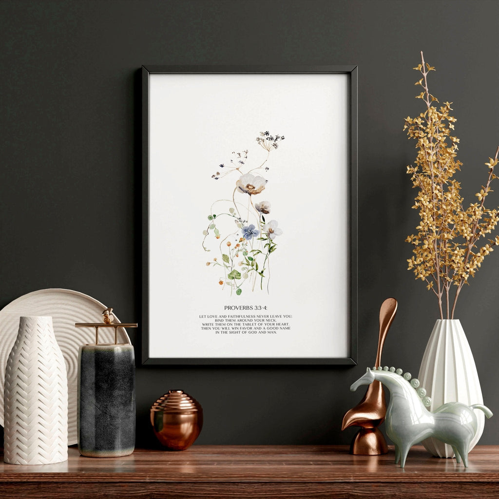 Prints for Hallway – Set of 3 Christian Wall Art