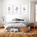 Christian verse posters for bedroom | set of 3 wall art prints