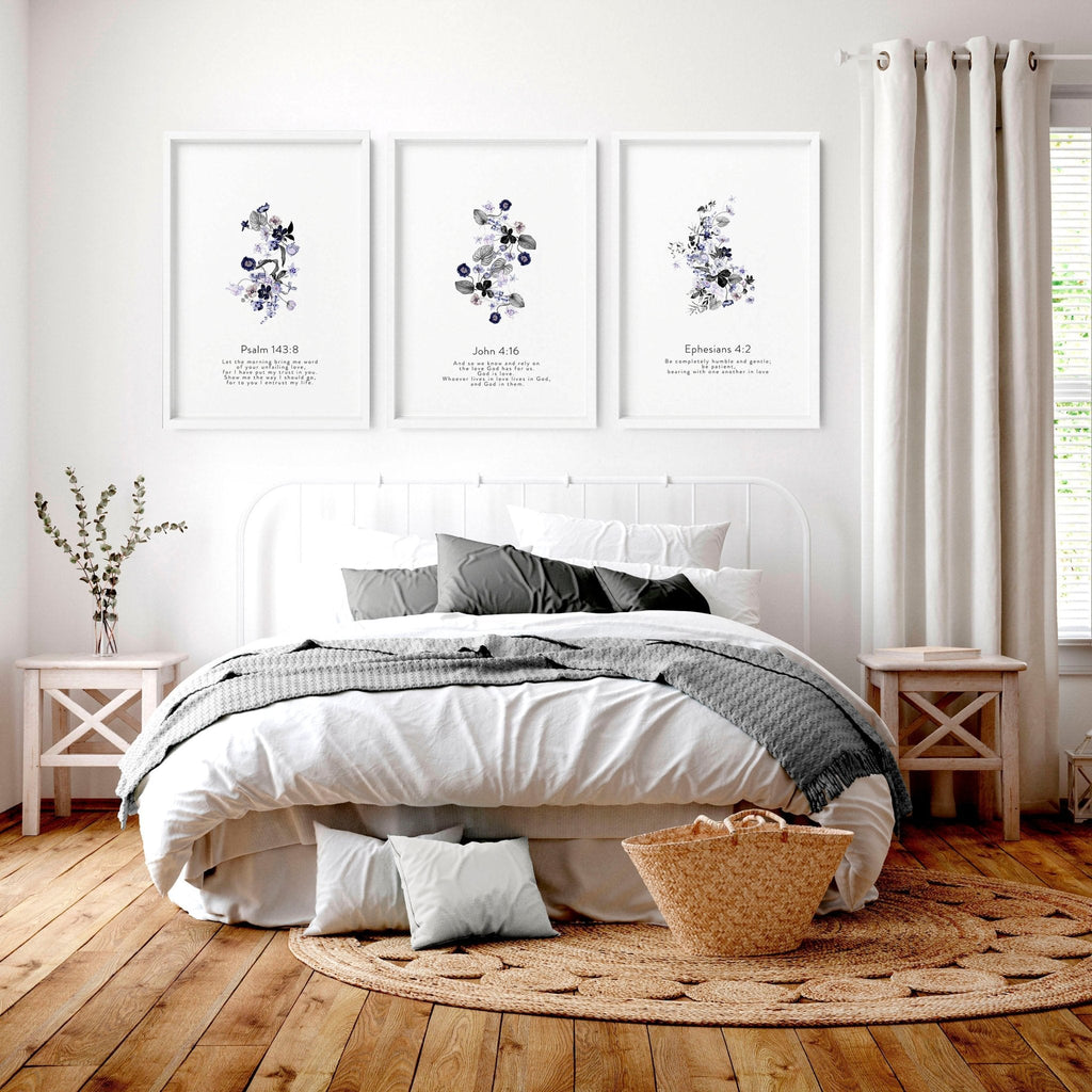 Christian Wall Art – Set of 3 Prints