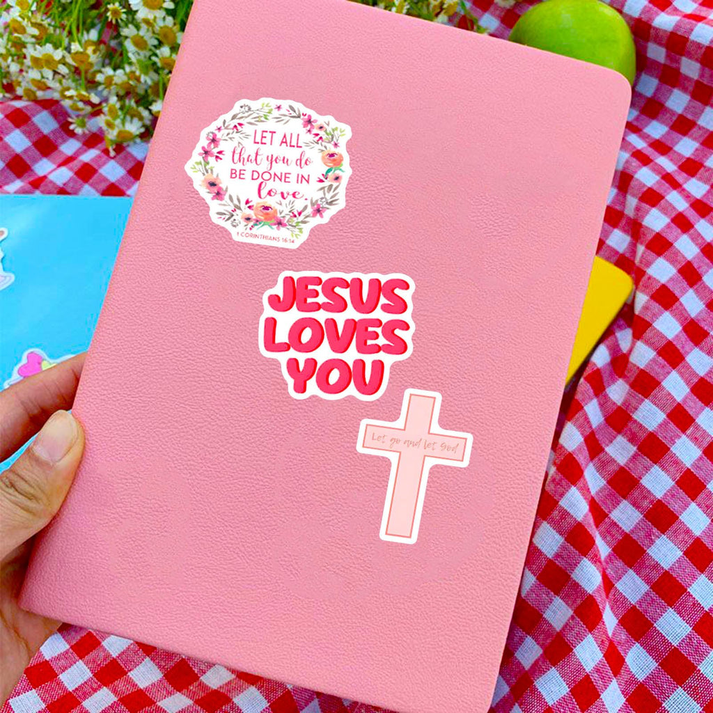 DothRayan 100 Pcs Bible Verse Stickers – Bible Journaling & Water Bottle Decor