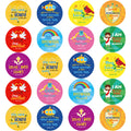 Geyee 600 Pcs Christian Religious Stickers for Kids – Bible Verse & Angel Style Decals for Toddler Art & Easter Crafts