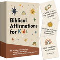 Odrano Biblical Affirmations for Kids – 62 Scripture Cards for Children | Easter & Bible Study Gift