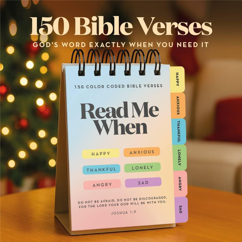 Stitchers Read Me When Bible Verse Flipbook – Christian Gifts for Women & Men